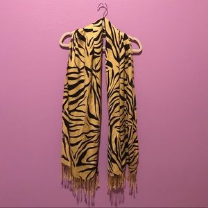Tiger print scarf